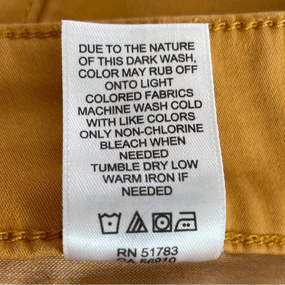 Maurice’s Yellow High Waisted Jeggings Size 18W Reg (Hemmed to Petite Length) - Picture 10 of 10